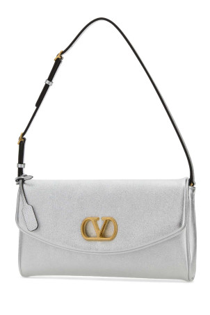 Silver nappa leather DeVain shoulder bag VALENTINO GARAVANI (8W0B0T31NVB)