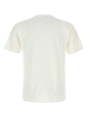 White cotton t-shirt White COMME DES GARCONS PLAY (AXT242051)