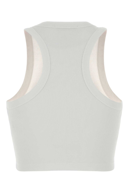 White stretch cotton crop-top White GIVENCHY (BW70G7P7BR)