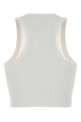 White stretch cotton crop-top White GIVENCHY (BW70G7P7BR)