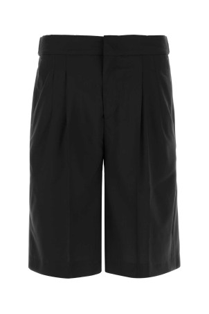 Black wool bermuda shorts PT TORINO (CBBSN6BC0FWDZI56)