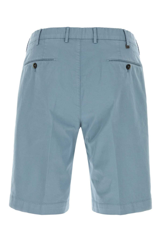 Light-blue stretch cotton bermuda shorts PT TORINO (CBBTKCZ00CL1PU42)