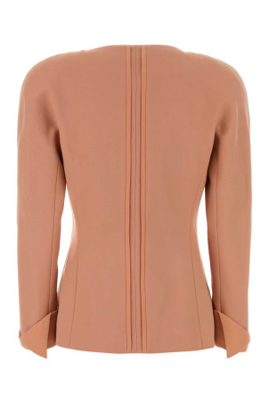 Antiqued pink wool blazer Black CHLOE (CH26UVE34066)