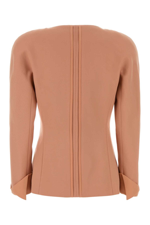 Antiqued pink wool blazer Black CHLOE (CH26UVE34066)