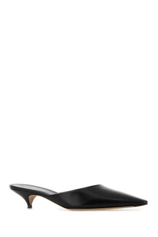 Black leather Lisa mules Black THE ROW (F1833SL1)