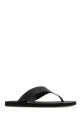 Black leather Dune thong slippers Black THE ROW (F1839L825)