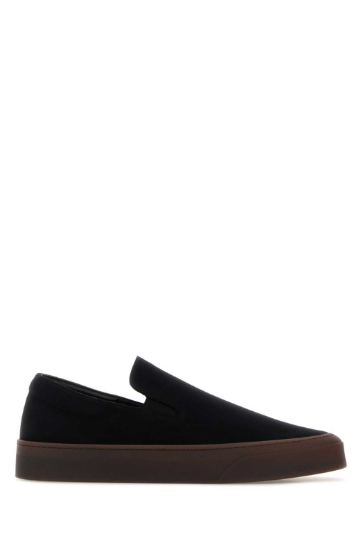 Black fabric MH slip ons THE ROW (F2148WS1)