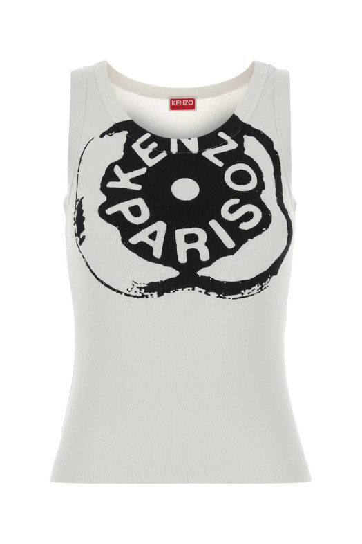 White stretch tank top KENZO (FG52TO2004SJ)