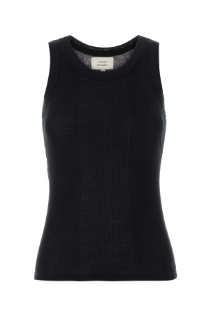 Black cotton Limba tank top Black LOULOU DE SAISON (LIMBALDS)