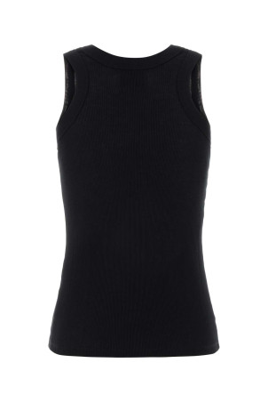 Black cotton Limba tank top Black LOULOU DE SAISON (LIMBALDS)