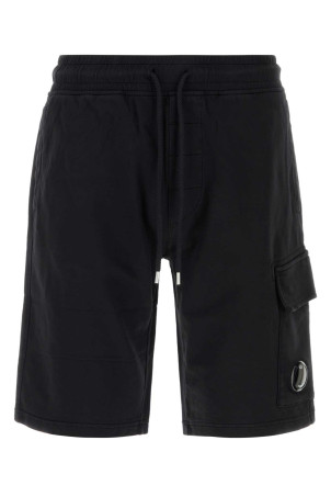 Black cotton bermuda shorts Black C.P. COMPANY (RCCMSB704A002246G)