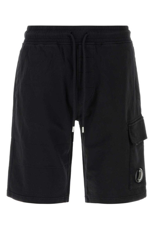 Black cotton bermuda shorts Black C.P. COMPANY (RCCMSB704A002246G)