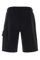 Black cotton bermuda shorts Black C.P. COMPANY (RCCMSB704A002246G)