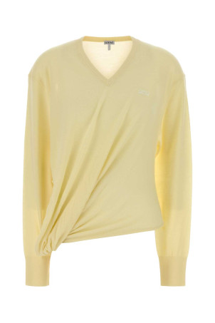 Yellow wool blend sweater Yellow LOEWE (S540Y14KHD)