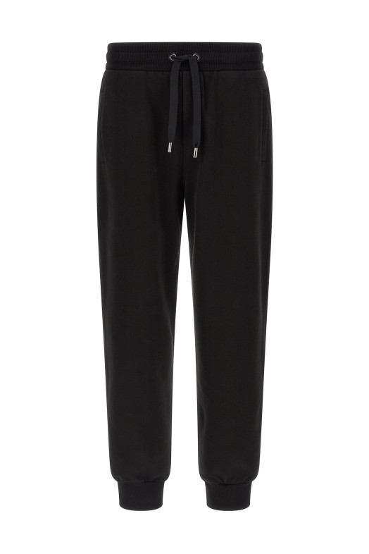 'DG' patch joggers Black