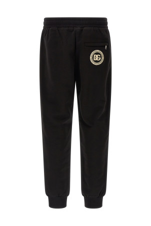'DG' patch joggers Black