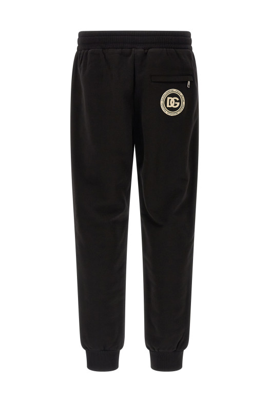 'DG' patch joggers Black