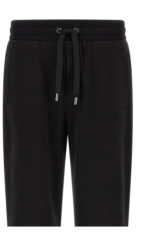 'DG' patch joggers Black