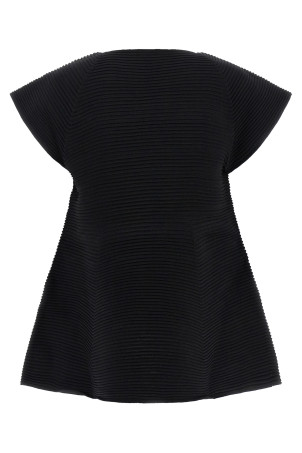 'Corrugated Knit' dress Black