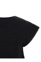 'Corrugated Knit' dress Black