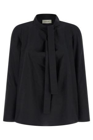 'Ascot' blouse Black