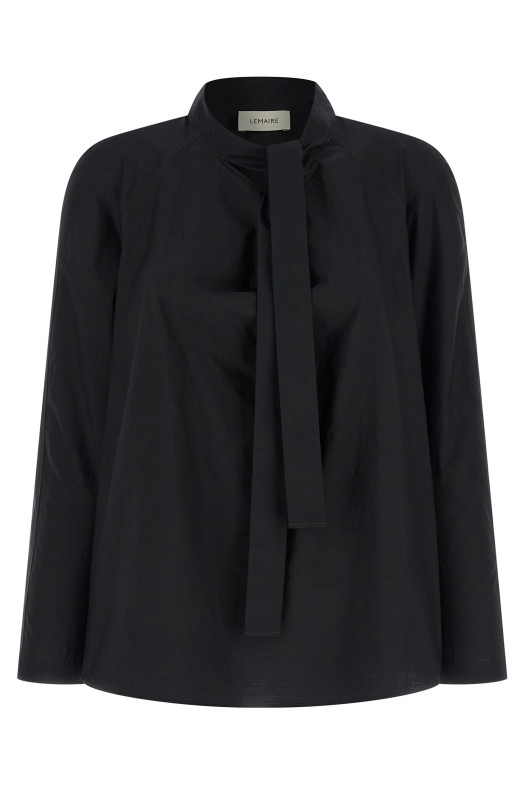 'Ascot' blouse Black