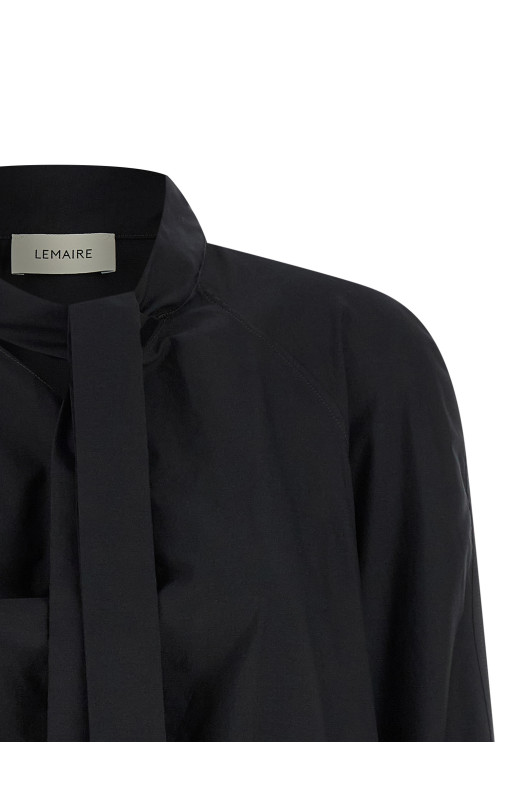'Ascot' blouse Black