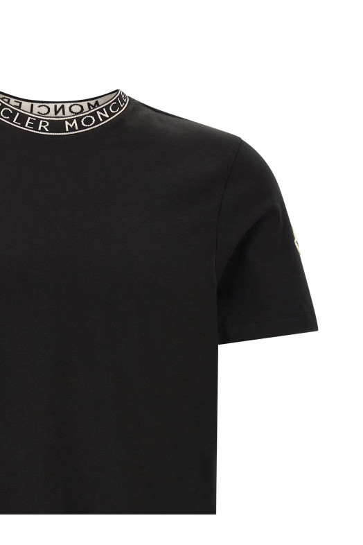 Logo crew neck t-shirt Black