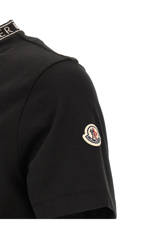 Logo crew neck t-shirt Black