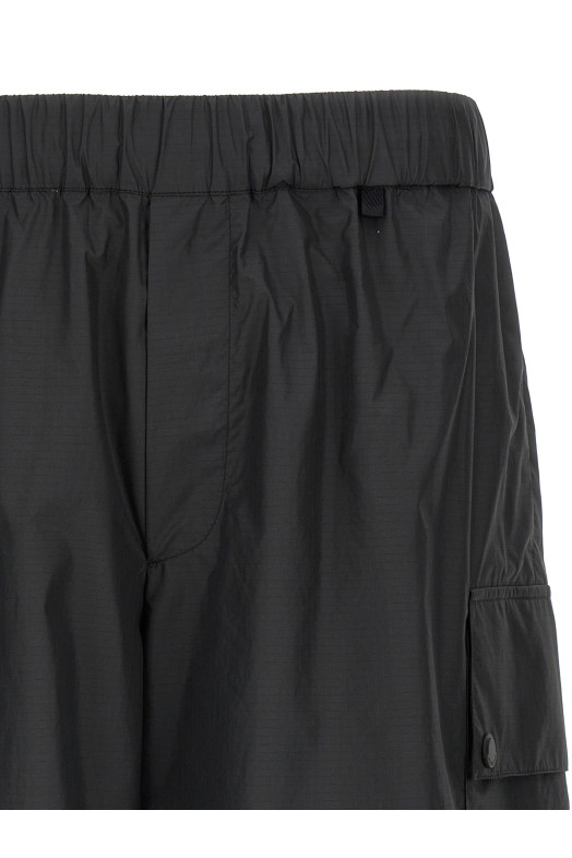 Ripstop bermuda shorts Black
