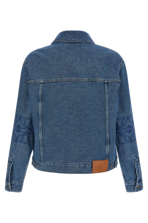 'Anagram' jacket Blue