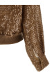 Zip cardigan Brown