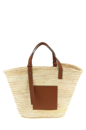 'Classic Basket' large shopping bag Beige