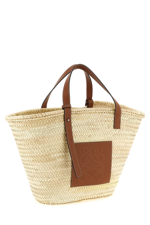 'Classic Basket' large shopping bag Beige