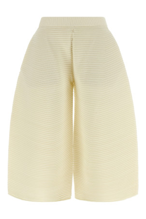 'Corrugated Knit' pants White