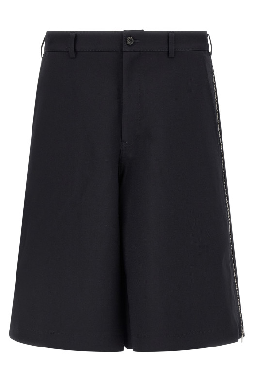 Zip bermuda shorts Blue