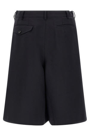 Zip bermuda shorts Blue