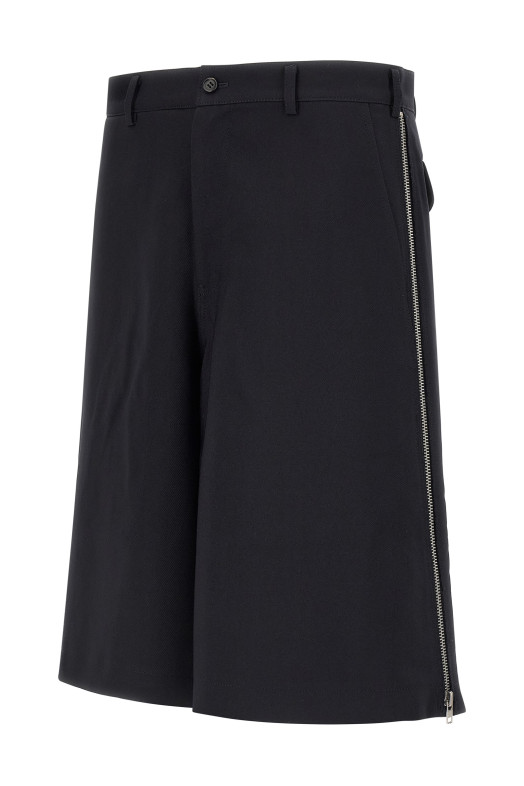 Zip bermuda shorts Blue