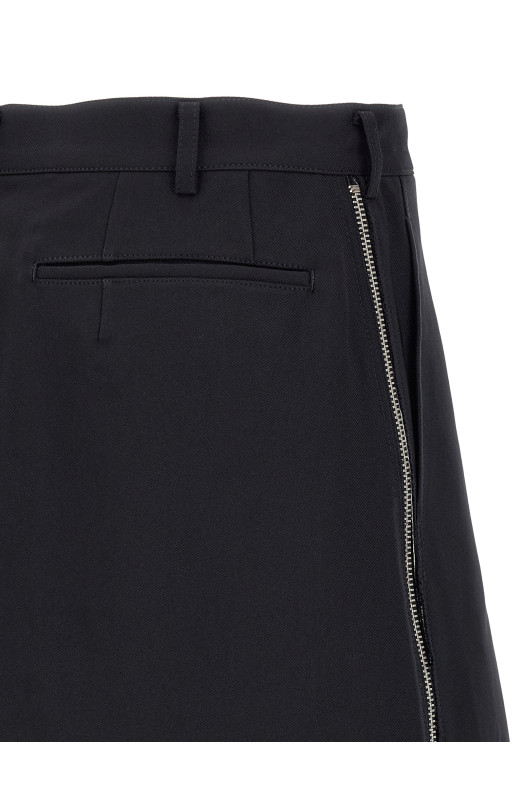 Zip bermuda shorts Blue