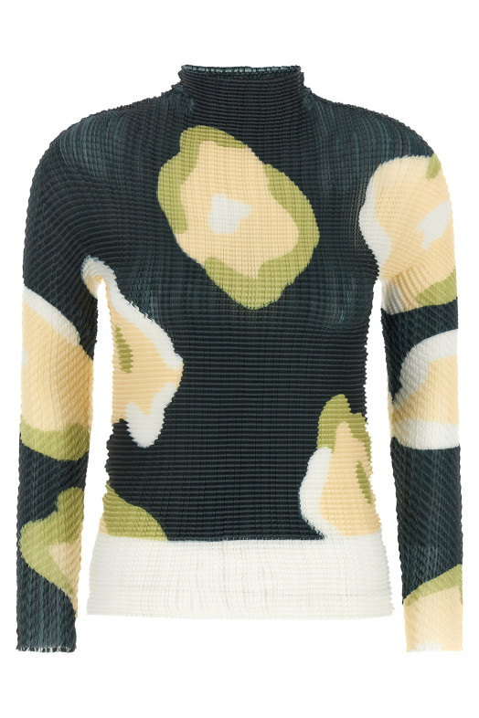 'Verve Pleats' top Beige