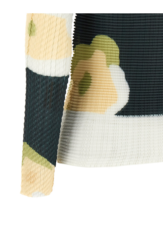 'Verve Pleats' top Beige