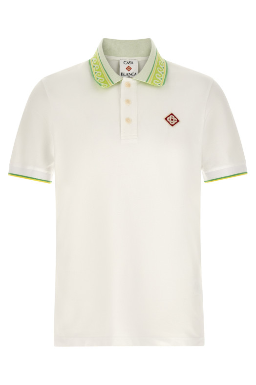 'Laurel' polo shirt White