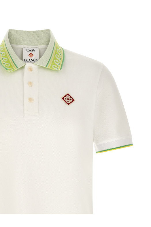 'Laurel' polo shirt White