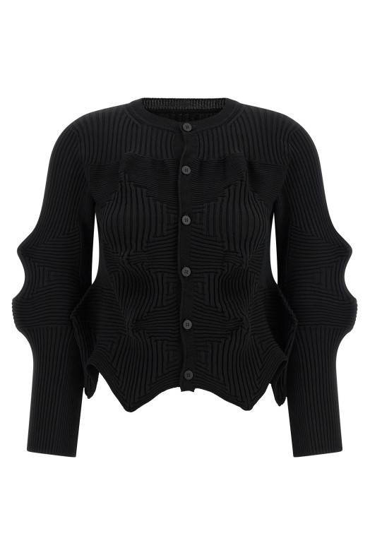 'Linkage' cardigan Black