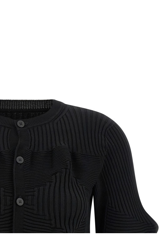 'Linkage' cardigan Black