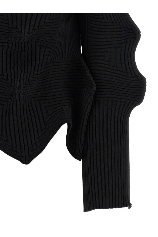 'Linkage' cardigan Black