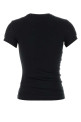 Black stretch cotton t-shirt ALEXANDER WANG (1CC2261286)