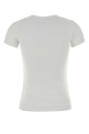 White stretch cotton t-shirt White ALEXANDER WANG (1CC2261286)