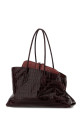 Burgundy leather medium La Passeggiata shoulder bag THE ATTICO (260WAH00054LBT155PR)