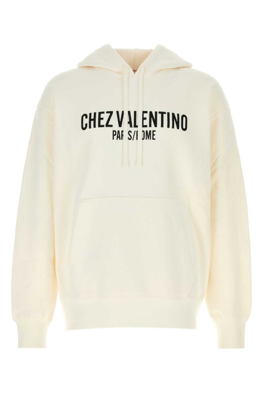 Ivory cotton sweatshirt VALENTINO GARAVANI (6V3MF28NAPJ)